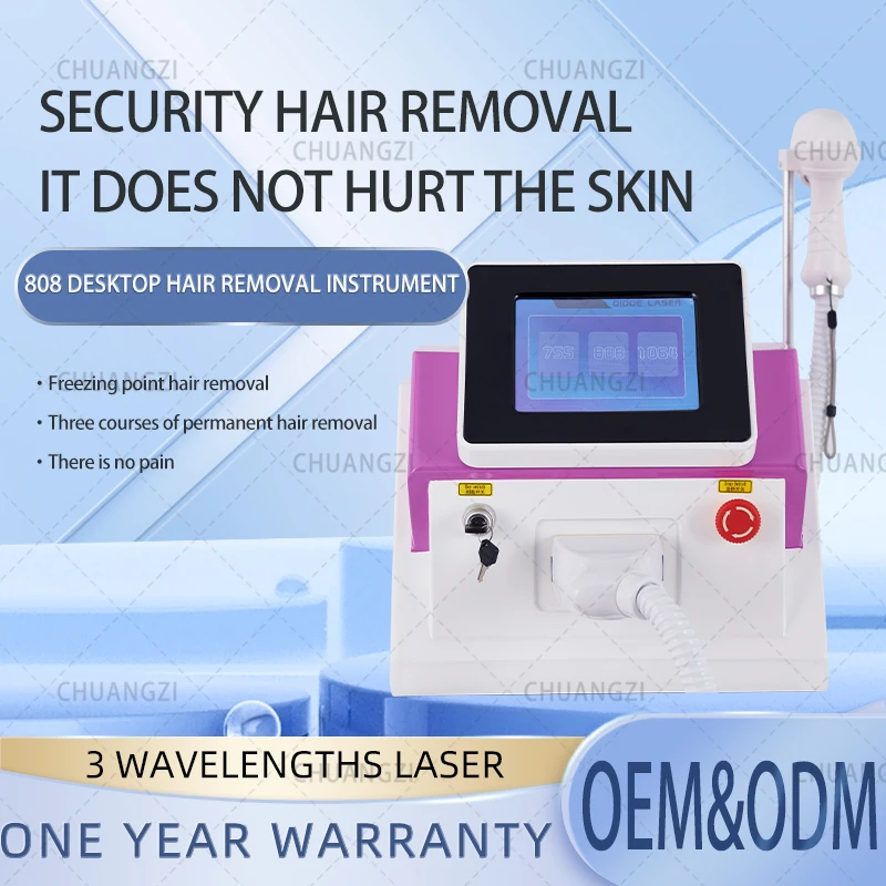 High Power Platinum 2000W Permanent Hair Removal Diode Laser 755 808 1064nm Triple Wavelength Diode Alexandra Laser