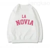 Equipo De La Novia Spanish Print Sweatshirt Bachelorette Party Hoodie Outfit Team BrideTop Wedding Bride Shower Party Pullover 4