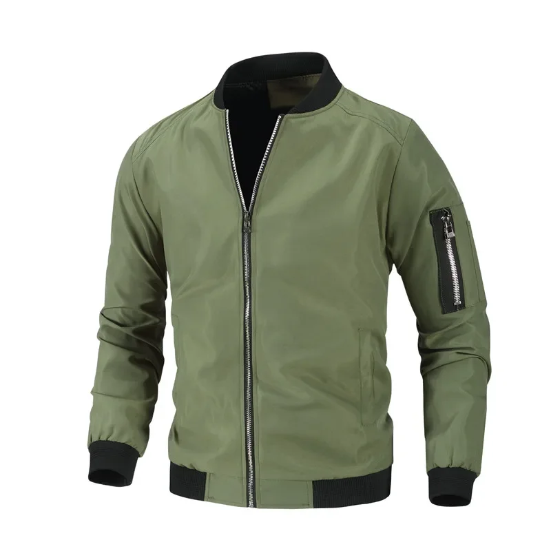 Spring Autumn Men Casual Jacket Coats Mens Windbreaker Bomber Waterproof Jacket Men Outdoor Oversize 6XL Jackets Coats Male