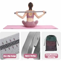 Long Resistance Loop Band Set Unisex Fitness Yoga Elastic Bands Hip Circle Thigh Squat Workout Cloth Legs Butt Exercise - Image 3