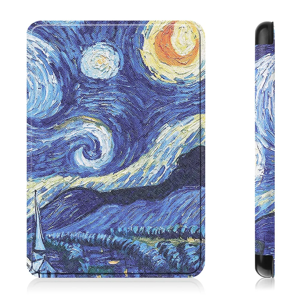 Magnetic PU Leather Smart Case for Kindle 6-Inch 2024 Edition