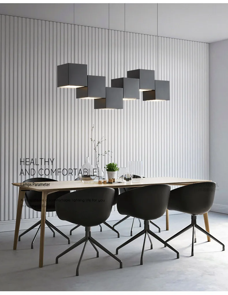 gold ceiling lights Minimalist Dining Room Pendant Lights Modern Bar Table Lights Office Pendant lamp Designer Creative Geometric Dining Room Lights gold pendant light