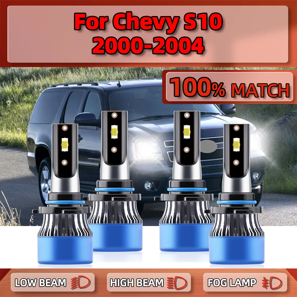 

240W 40000LM Canbus LED Headlight 9005 HB3 9006 HB4 Auto Headlamps 12V Car Light Bulb For Chevy S10 2000 2001 2002 2003 2004