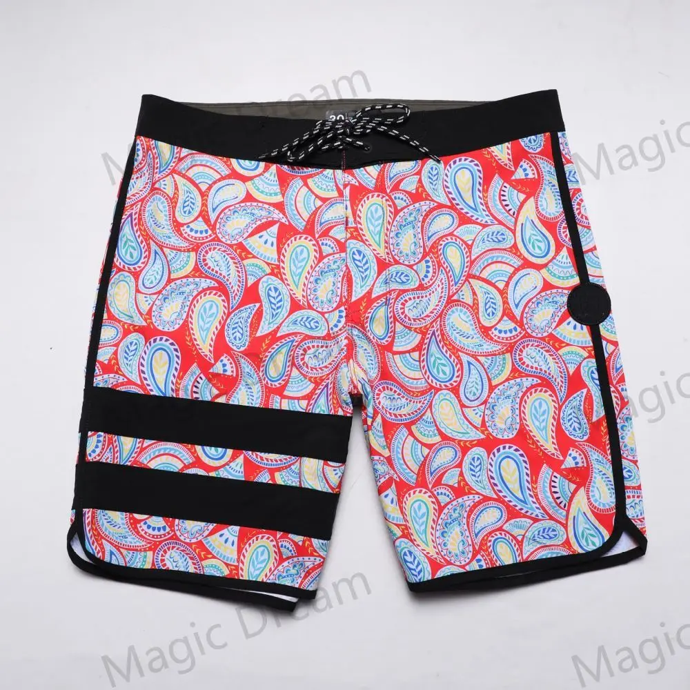 2023 Aug Summer Fashion Men Board Shorts Bermuda Beach Shorts Swim Shorts For Men Waterproof Quick Dry Swimwear New Color 2