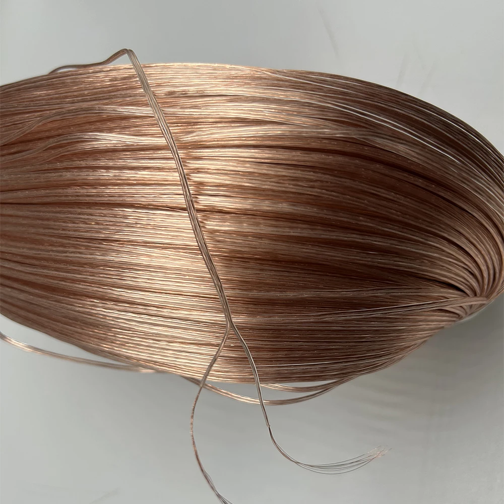 투명 납땜 와이어 LED 디스플레이 스크린, PVC 평행 자동차 와이어, 24 30 AWG 혼 케이블, 2 핀 플랫 리본