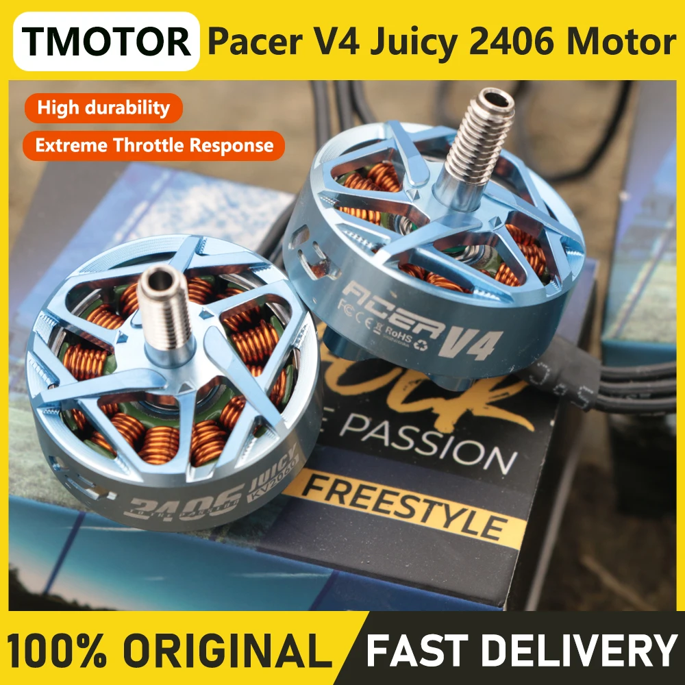 T-MOTOR Hobby Pacer V4 P2406 Juicy Sbang Acro Brushless Motor KV2060 For 5-6" inch freestyle drone FLOW BANDO