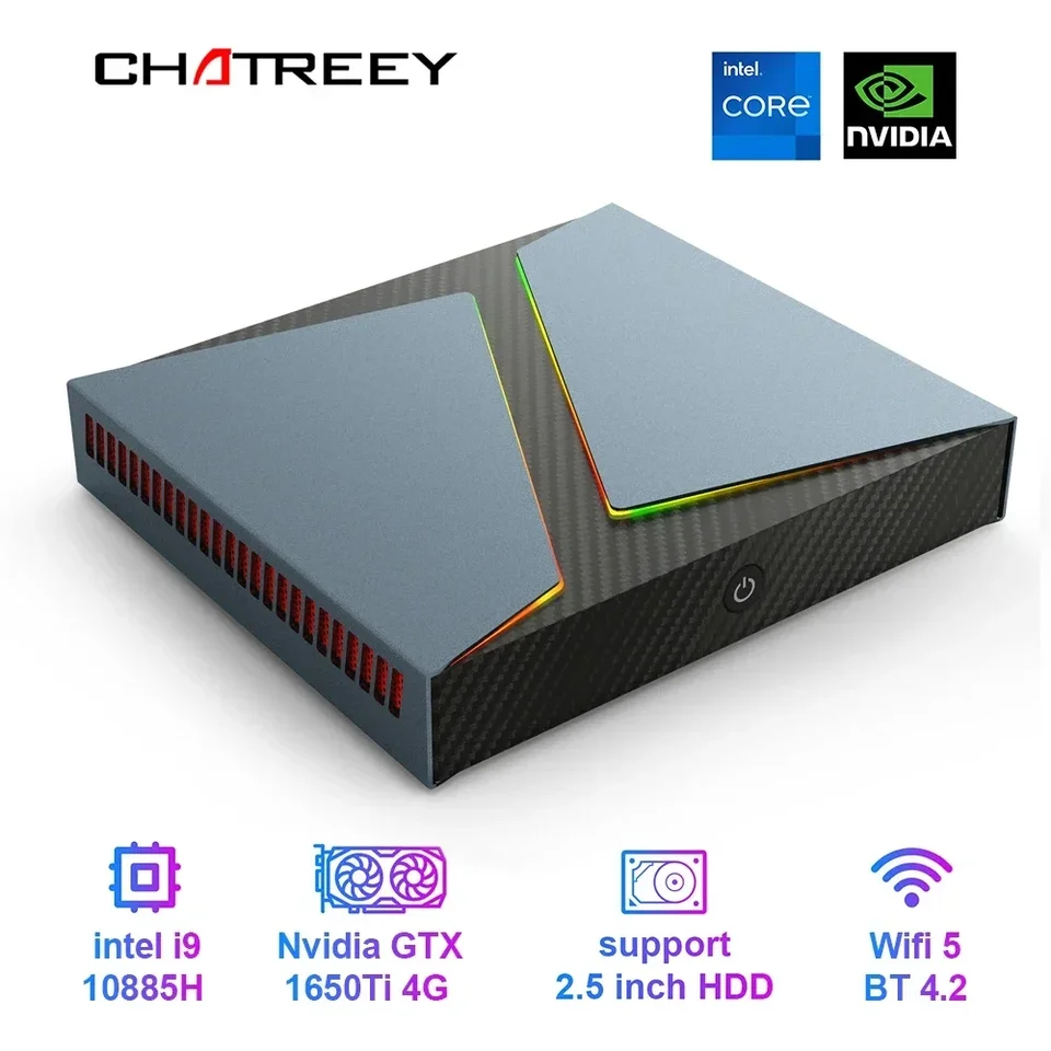 Chatreey Mini Pc Intel I9 I7 I5 6 Cores With Nvidia Gtx1650 4g 