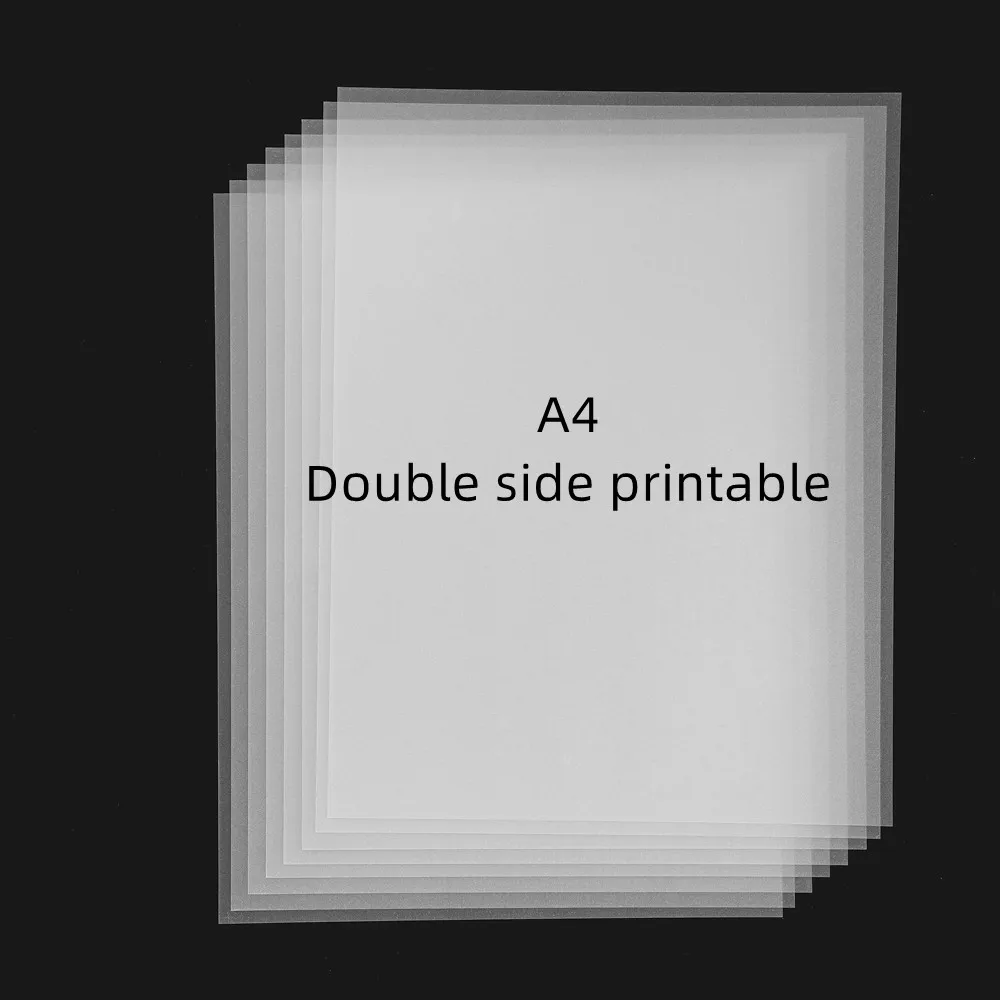 Double-Sided Printable A4 Shrink Plastic Film - DIY Creative Arts and Crafts
