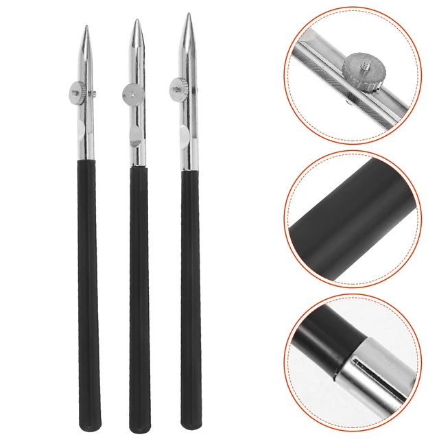 3Pcs Comic Tool Pen Duckbill Tip Straight Line Drawing Manga Watercolor Ruling Masking Fine Liner Marker Adjustable 2