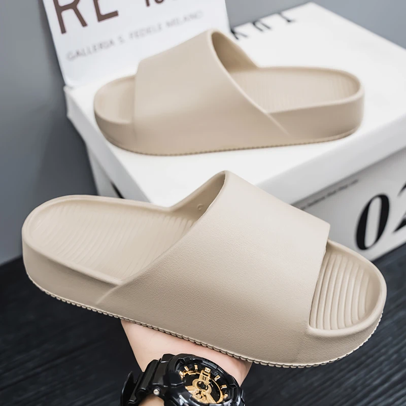 Cloud Slippers for Men Flip Flops Beach Sandals Bathroom Non-Slip Slides Men Women Slippers Indoor House Shoes Male Slipper
