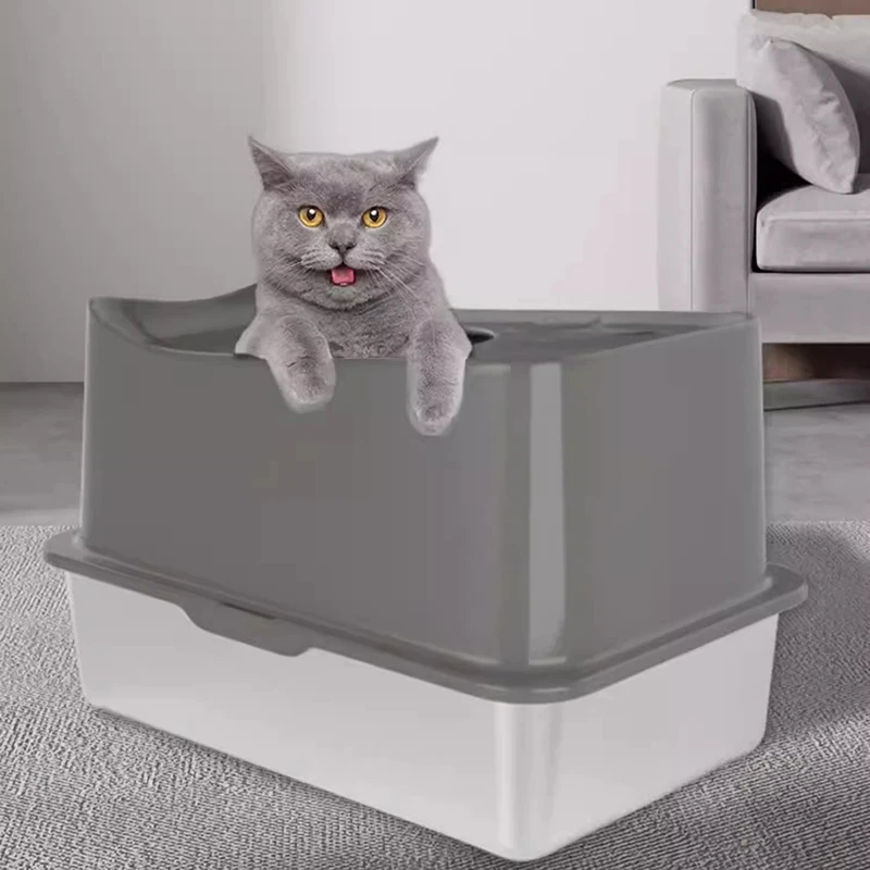 Design Large Cat Padelle Enclosure Strainer Igienico Sandbox Cat Padelle Pala Portatile Arenero Para Gatos Cat Accessori