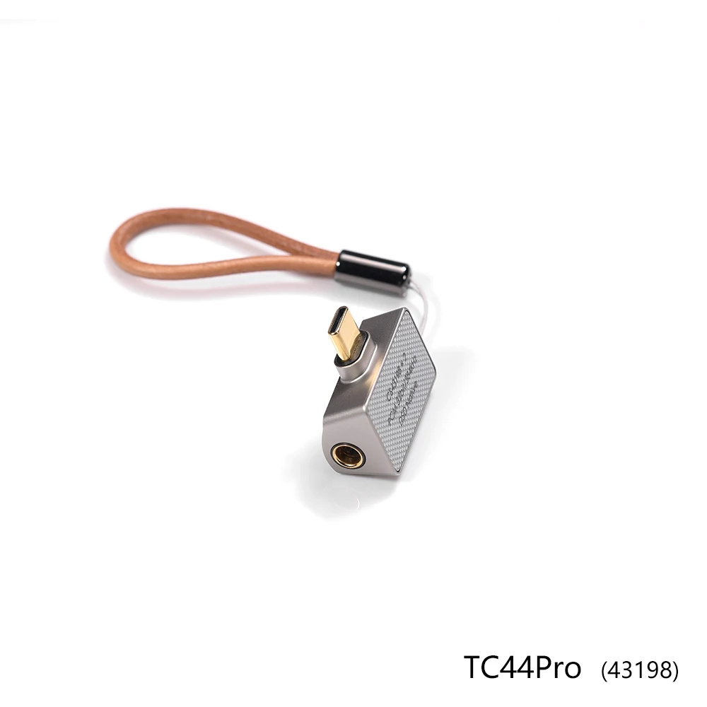 Earphone Cable DAC DD ddHiFi TC44Pro The 3rd Gen 4.4mm DAC Dongle (Minor Revision), Dual CS43198 DAC Chips, 32bit/384kHz PCM and Native DSD256