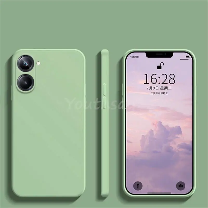 Liquid Silicone Plain Protector Rubber Phone Case