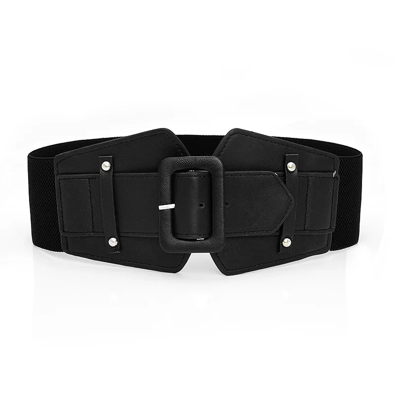 

Vintage Wide Belts for Women Famous Brand Designer Elastic Party Belts Women's Red Camel Black Costume Belts jeans belt women