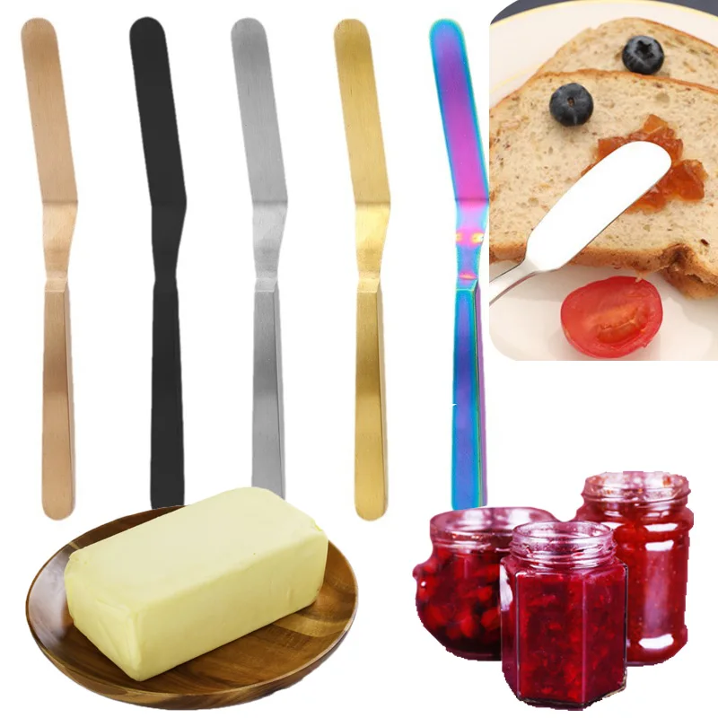 Stainless Steel Cream Spatula Butter Scraper Multiple Color Butter Knife Multiuse Cheese Tool Cake Icing Spatula Kitchen Gadgets Stainless Steel Cream Spatula Butter Scraper Multiple Color Butter Knife Multiuse Cheese Tool Cake Icing Spatula Kitchen Gadgets