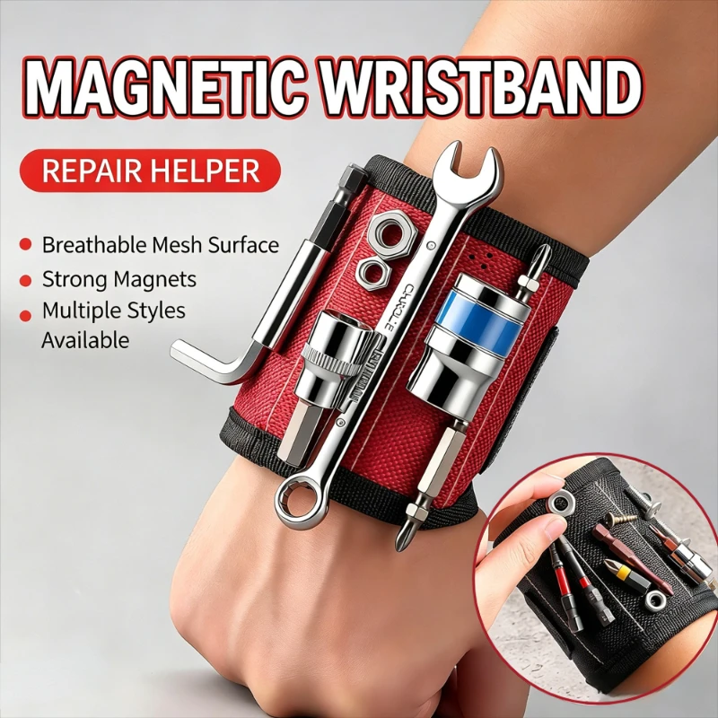Magnetic Wristband with Enhanced Grip