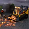 RC Hydraulic Skid-Steer Loader 1/14 SM770 Mini RC Toys RTR Radio Control Construction Vehicle RC Car Painted Model Light Sound 1