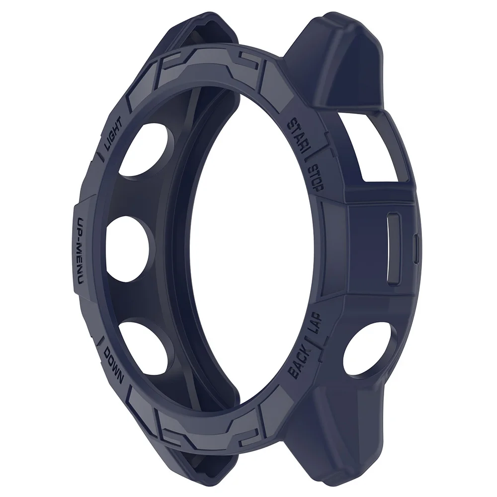 Durable TPU Half Cover Protective Case for Garmin Fenix 7 Series – Hollow Out Design