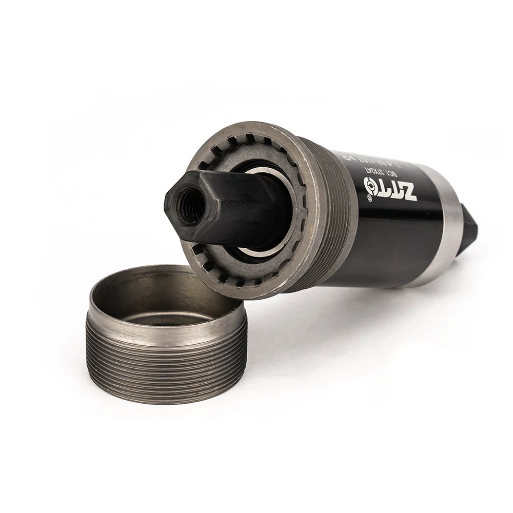 Bicycle Bottom Bracket Bicycle Bottom Bracket Adapter Bicycle Bottom Brackets Adapter ZTTO BSA Bottom Bracket 118 120 122.5 124.5 127.5mmSquare Tapered Threaded For Axis Quare Hole Square Crankset For Fat Snow Bike