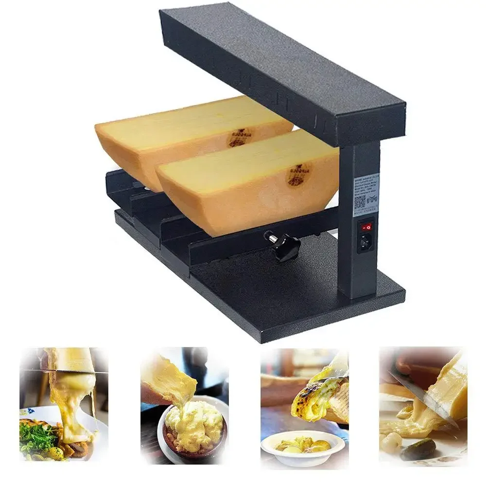 Fusione Di Formaggio Commerciale Regolabile In Altezza Per Raclette Grill Tradizionale Melter Cheese Maker Swiss Raclette Hot Melt Machine