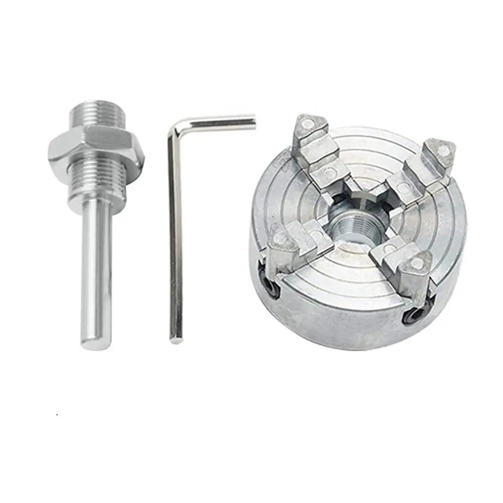 

YOUZI3-jaw 4-jaw Chuck Connecting Rod Self Centering Wood Turning Chuck Zinc Alloy Optional Clamp Accessory For Mini Metal Lathe