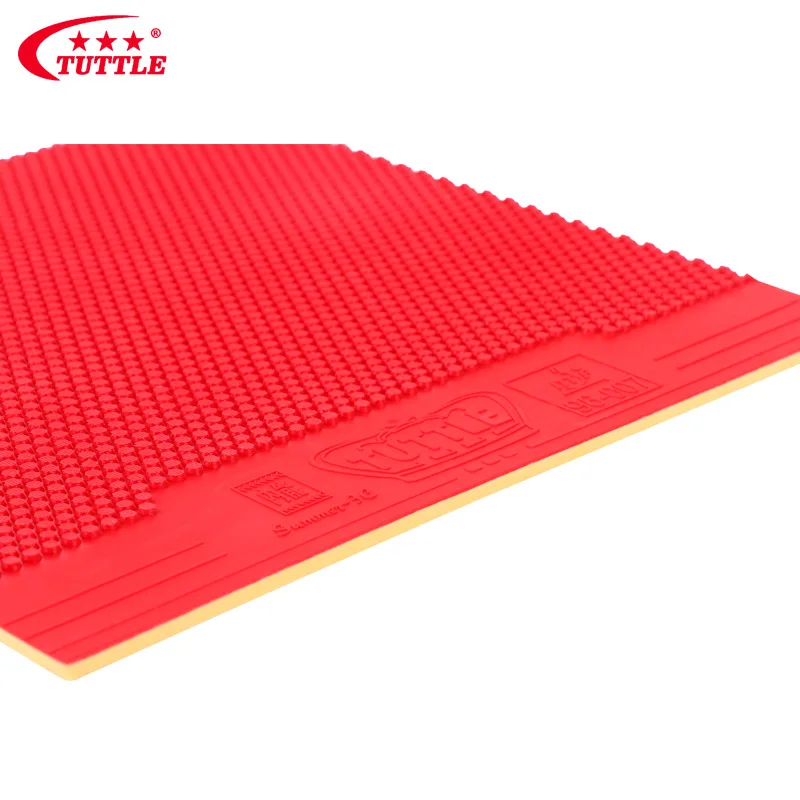 TUTTLE Short Pimples-out Table Tennis Rubber Summer 3C (Zhengjiiao) Pips-out Ping Pong Rubber Sheet for Offensive Fast Attack table tennis rubber