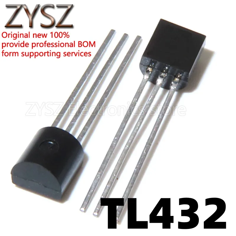 

100 шт. TL432 TL432A TL432AA AZ432 AX432 in-line TO92