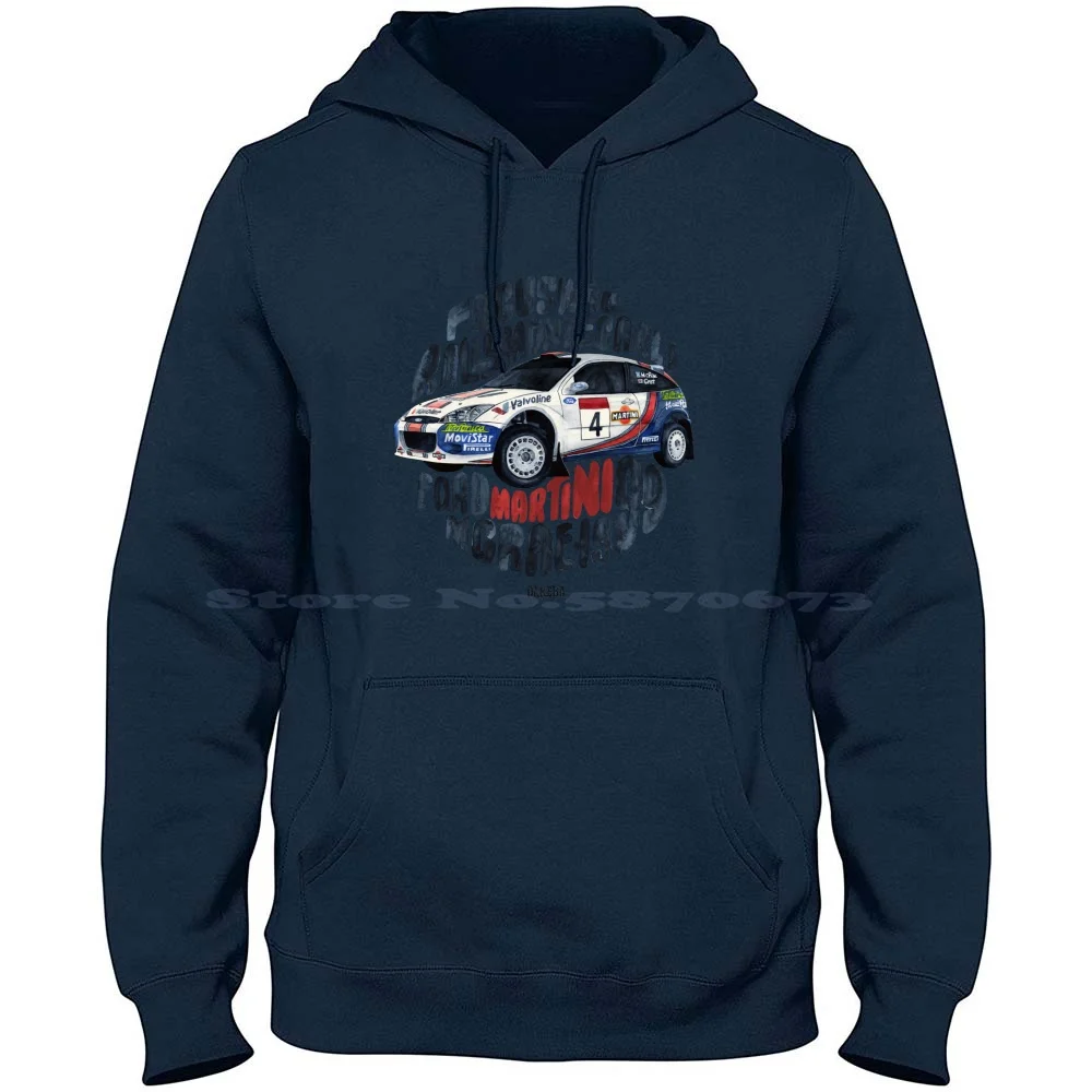 Wrc Stagione 1999-100% Cotone Felpa Con Cappuccio Wrc Stagione 1999 Petrolheads Rally