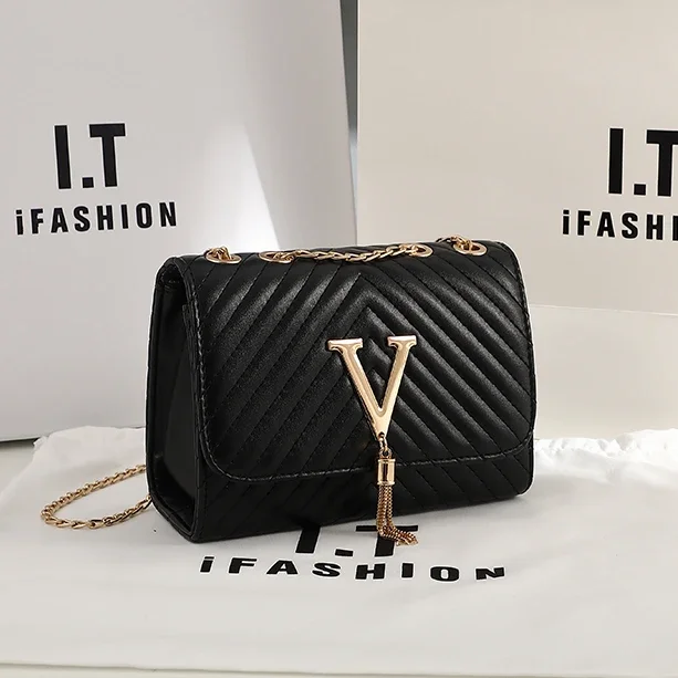 

Embroidery Women Crossbody Bag 2024 Thread Luxury Handbag Shoulder Bags Brand Sequined Tassel Clutch Small Bag and Purse Party