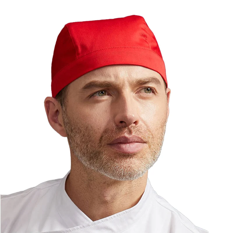 thumbnail image 1 of Gorro de cocinero unisex, gorro pirata, gorro de camarero para servicio de catering, gorro de cocinero para hotel, restaurante, cantina, panadería, trabajo de cocina, 1 of 5