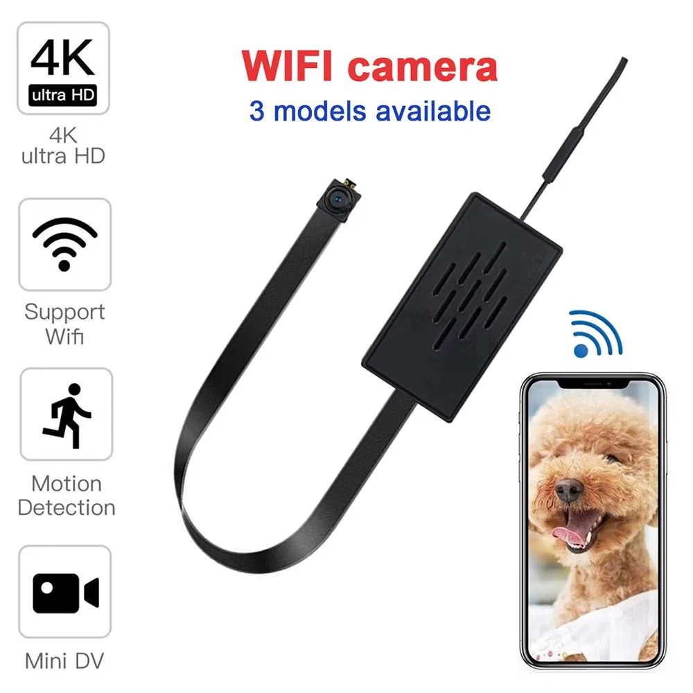 HD 1080P FAI DA TE Portatile WiFi IP Mini Macchina Fotografica P2P Visione Notturna A Infrarossi Vista Remota Micro Webcam Videocamera Indossabile Videoregistratore - immagine 2