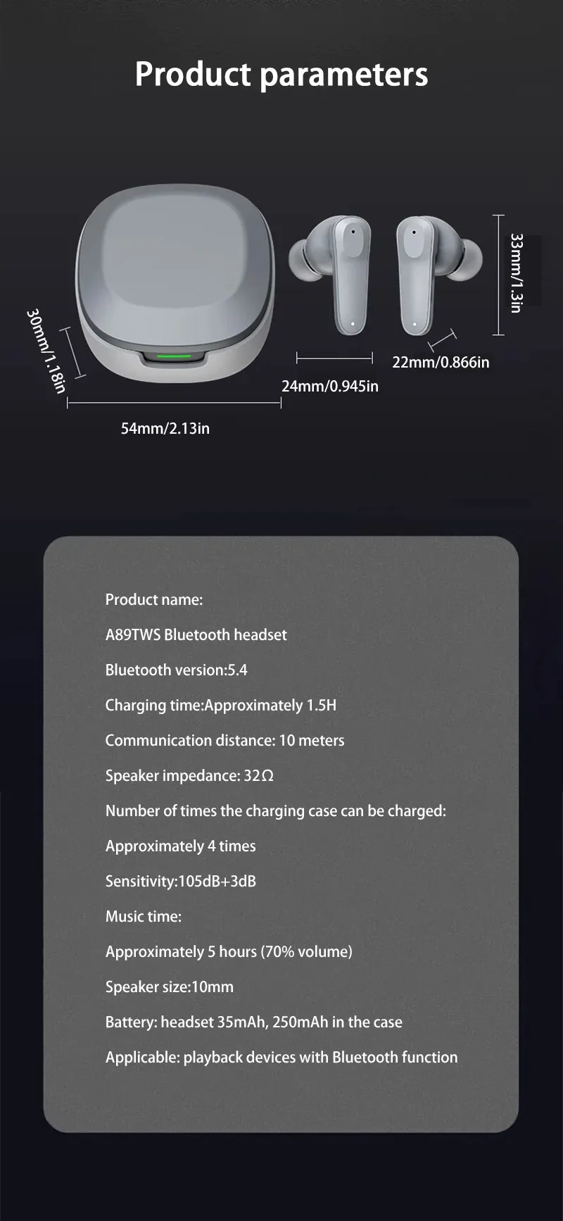 2025 Upgrade A98 AI Translation Wireless Bluetooth Earphones 144 Countries Langu