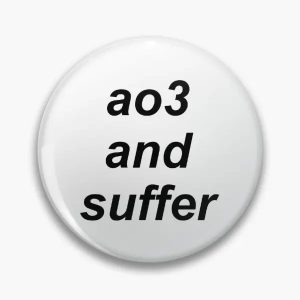 

Мягкая булавка Ao3 и страдающая, булавка на лацкан, ювелирные изделия, шляпа, Забавный креативный значок, мультяшная Милая металлическая одежда, модная женская бижутерия