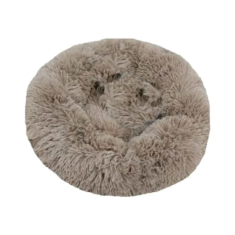 Title 14, 1 Pc Round Plush Pet Cat Bed Winter Warm Pet Ca...