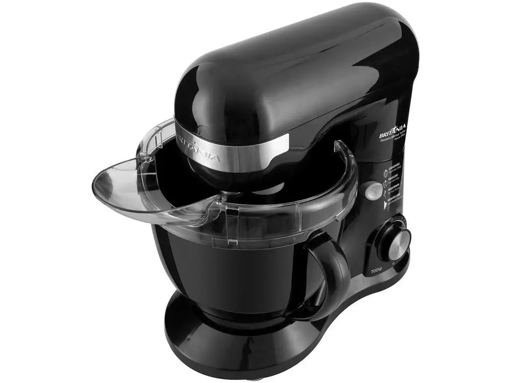 Batedeira Planetária Britânia Preta 700W - 110V 6