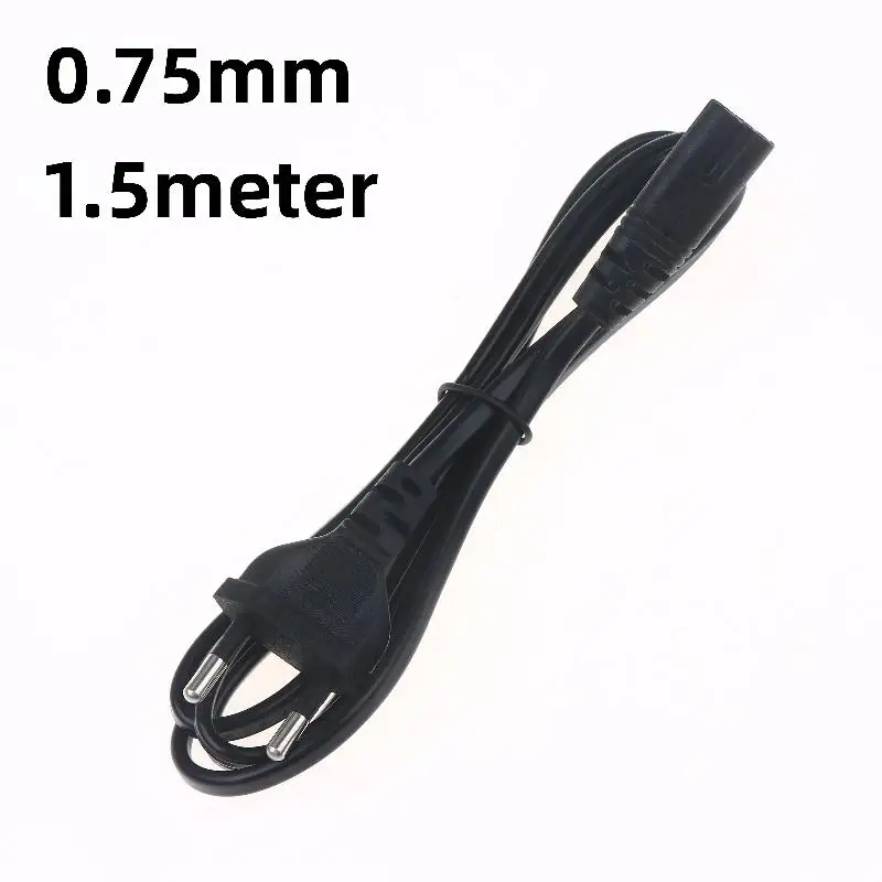European Standard 2-Prong C7 Figure 8 Power Cable Extension Cord