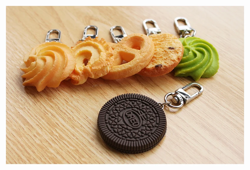 Beadsnice Netflix Cookie Portachiavi Oreo Ciondolo Regali Per Studenti Per Coppie