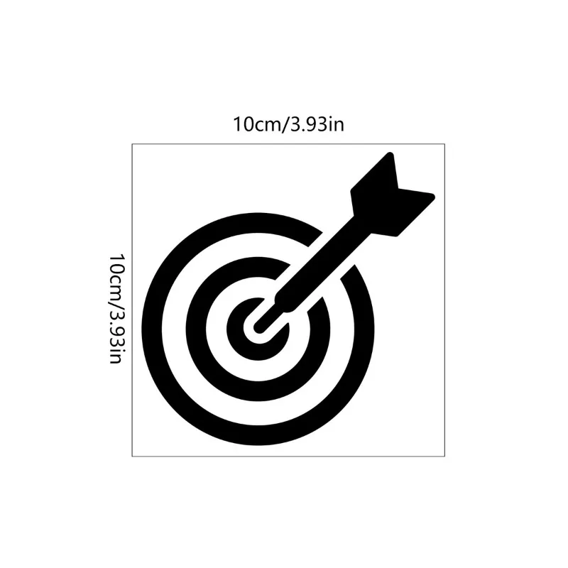 Toilet Stickers 1PC Creative Hit the target Toilet Wall Decals Mural Art Poster PVC