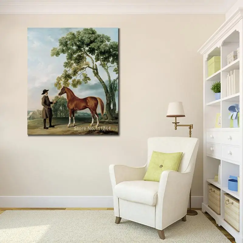 

Horse for Painting Lord Grosvenors Arabian Stallion with A Groom George Stubbs Replicas High Quality Hand Painted