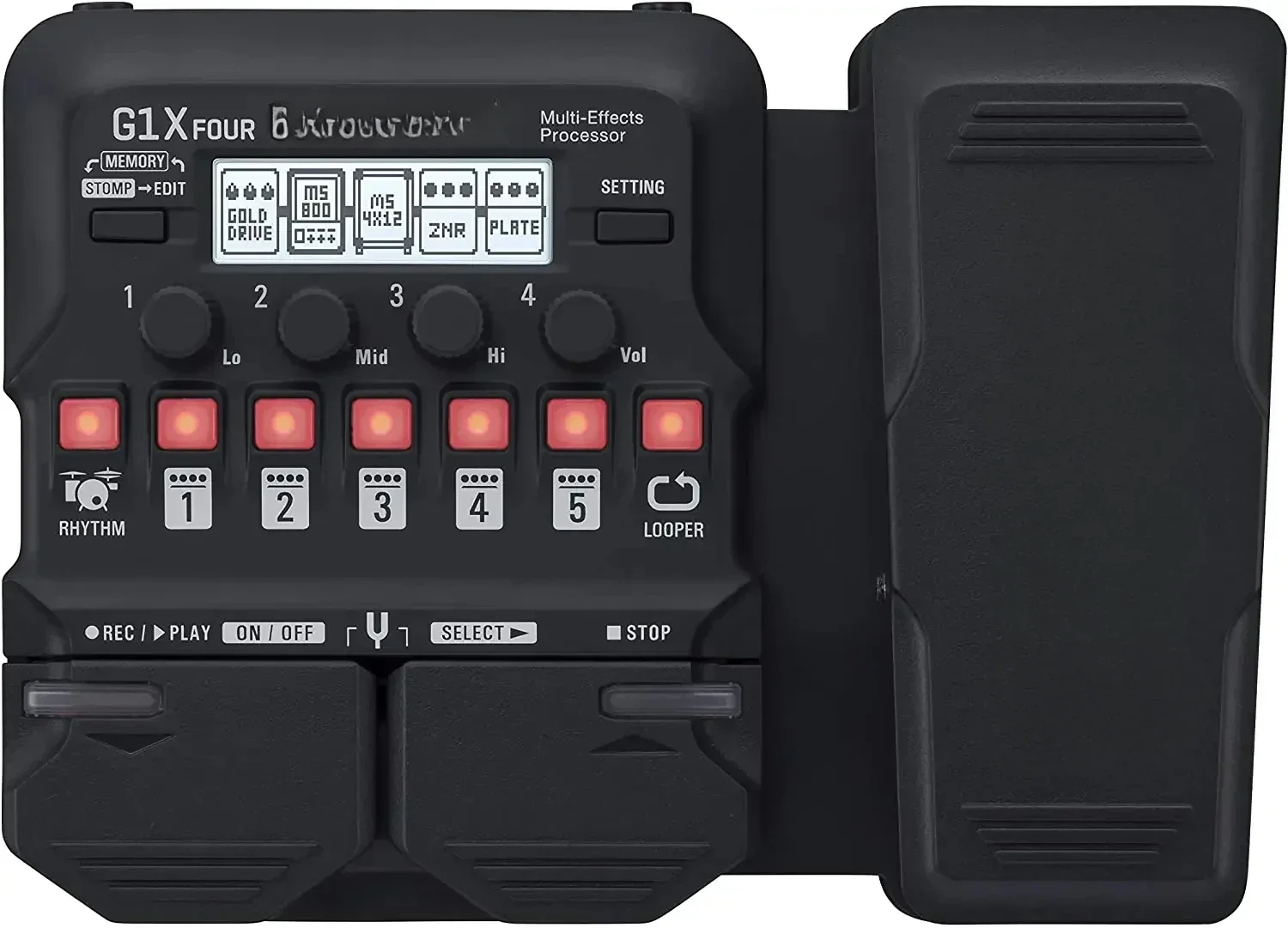 Zoom G1 FOUR G1X FOUR ギター マルチエフェクター ペダル付き