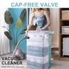 1pc No Need Pump Vacuum Bags Large Plastic Storage Bags for Storing Clothes Blankets Compression Empty Bag Travel Accessories 3