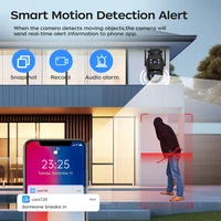 Caméra de surveillance extérieure Jooah 4K 8MP avec double objectif, Wifi 5G, IP HD, vision nocturne couleur, caméras de sécurité domestique CCTV 5