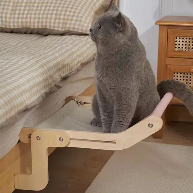 Cat Suspension Hammock Portable Detachable Comfortable Cats Sunroom Seat Cat Climbing Frame Pet Accessories Easy To Wash Cat Bed 5