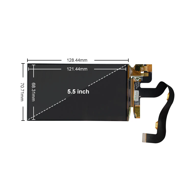 Wisecoco 5.5 Inch OLED Display AMOLED 1920x1080 On-Cell Touch