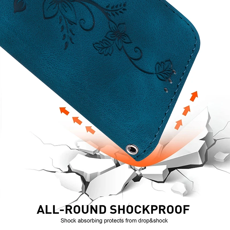 Magnetic Leather Wallet Phone Case - Premium Protection Cover