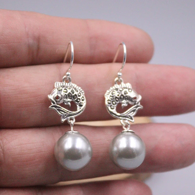 Long Gold Pearl Earrings | Ocean Inspired Jewelry | Jane Bartel - Jane  Bartel Jewelry