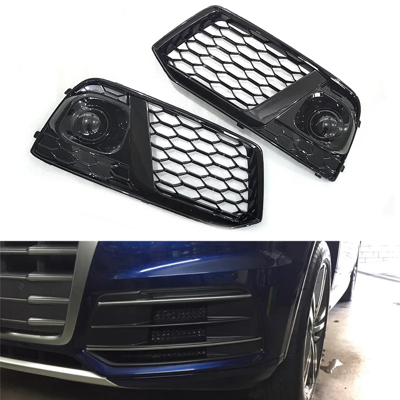 Fog Light Grille Car Front Bumper Fog Light Grille In Racing Grille Abs