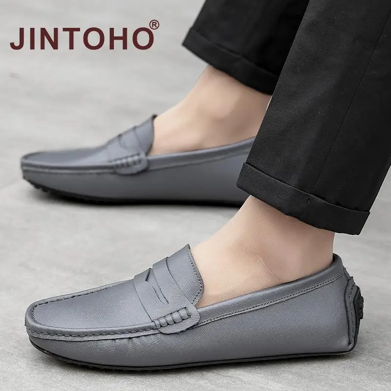 Mens Formal Leather Dress Shoes Business Casual Bridal Loafers Casual Slip On 