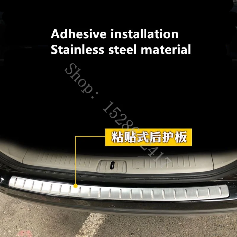 for Chevrolet Captiva 2008 2009~2014 Car Accessories Stainless Rear Bumper Protector Sill Trunk Tread Plate Trim rear styling