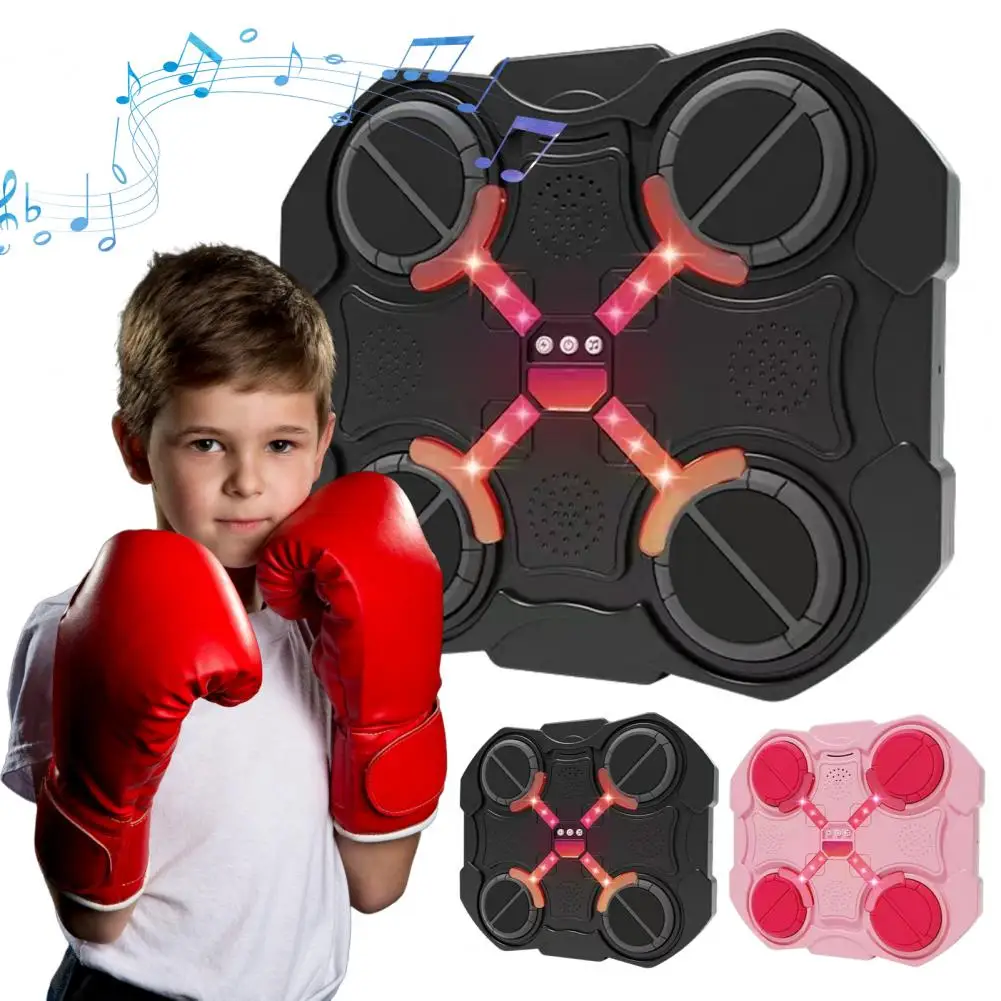 New Smart Music Boxing Machine Adult/kids Sports Fitness Boxing Trainer Home Exercise Response Training Wall Target
